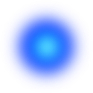 blue glow